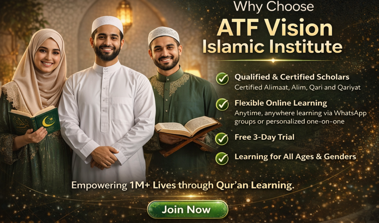 Why Choose ATF Vision Islamic Institute ?